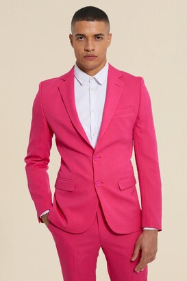 hot pink suit jacket
