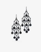 Thumbnail for your product : White House Black Market Jet Channel Chandelier Earrings