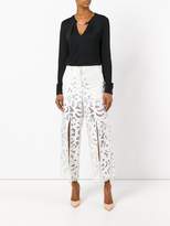 Thumbnail for your product : Class Roberto Cavalli snake trim blouse