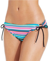 Thumbnail for your product : Raisins Tie-Side Striped Bikini Bottom