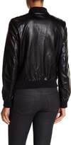 Thumbnail for your product : Bagatelle Embroidered Faux Leather Jacket