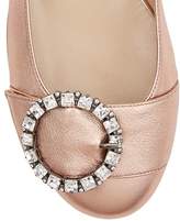 Thumbnail for your product : Jimmy Choo Ginny Embellished Buckle Flats