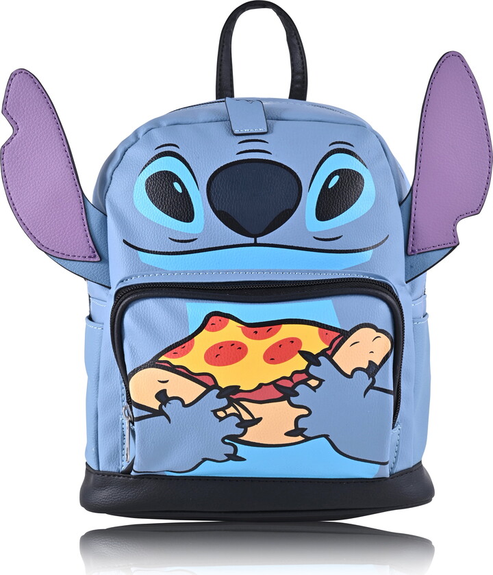 Disney Children's Mini Lilo and Stitch Pizza Backpack, Blue