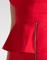 Thumbnail for your product : Lipsy Peplum Zip Dress