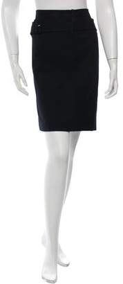 Prada Knee-Length Wool Skirt