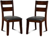 Thumbnail for your product : Furniture of America Arlen Dark Cherry Dining Chair (Set of 2)