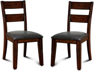 Furniture of America Arlen Dark Cherry Dining Chair (Set of 2)