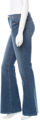 Frame Denim Flared Mid-Rise Jeans