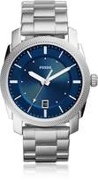 Thumbnail for your product : Fossil Machine Three-Hand Date Stainless Steel Men's Watch
