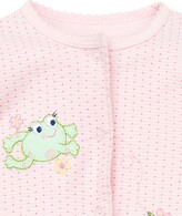 Thumbnail for your product : Little Me Baby Frogs Snap Up Footed Cotton Coverall