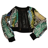 Thumbnail for your product : BCBGMAXAZRIA Multicolour Silk Jacket