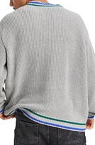 Thumbnail for your product : ASOS DESIGN Stripe Cricket Sweater