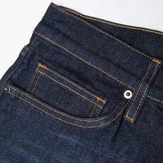 DSTLD Mens Straight Jeans in Six-Month Dark Worn