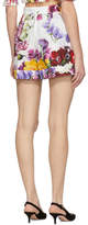 Thumbnail for your product : Dolce & Gabbana Multicolor Poplin Ortensia Shorts