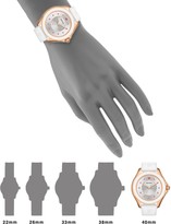 Thumbnail for your product : Michele Cape Pink Topaz, Rose Goldtone IP Stainless Steel & Silicone Strap Watch