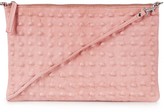 Thumbnail for your product : Topshop Studded Leather Clutch