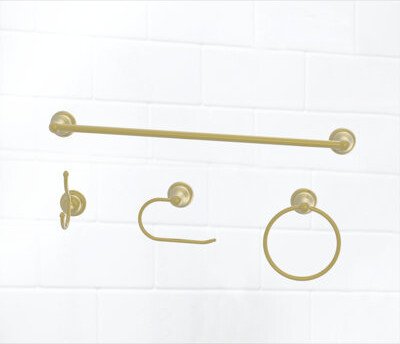 Vetta 4 - Piece Bathroom Hardware Set