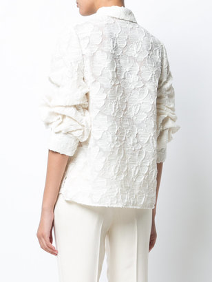 Co ruched sleeve shirt