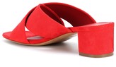 Thumbnail for your product : Mansur Gavriel Crossover suede sandals