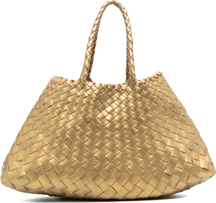 DRAGON DIFFUSION Santa Croce interwoven tote bag