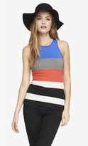 Thumbnail for your product : Express Block Stripe Cutaway Tank