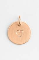 Thumbnail for your product : Nashelle Heart Stamp Charm