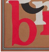 Thumbnail for your product : Burberry Children Logo Intarsia Blanket