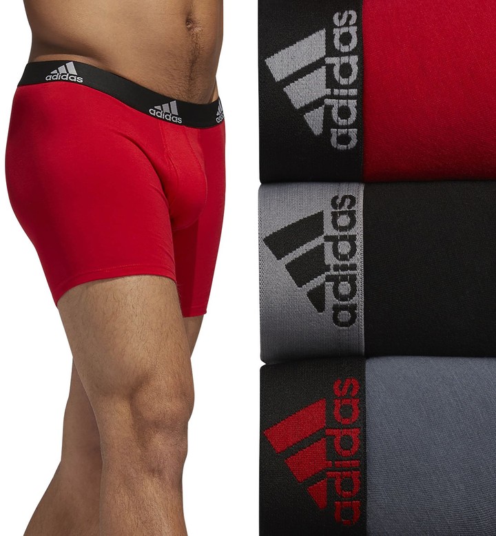 adidas Men's 3pack Cotton Stretch Boxer Briefs ShopStyle