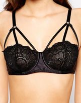 Thumbnail for your product : ASOS Millie 3 Strap Satin & Lace Underwired Bra