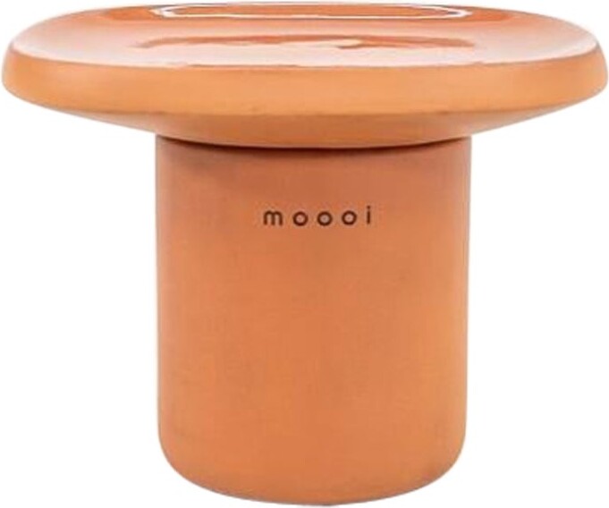Moooi 2022 Simone Bonanni For Obon Side Table Square High In Terracotta