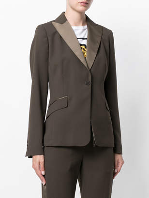 P.A.R.O.S.H. silky lapel jacket