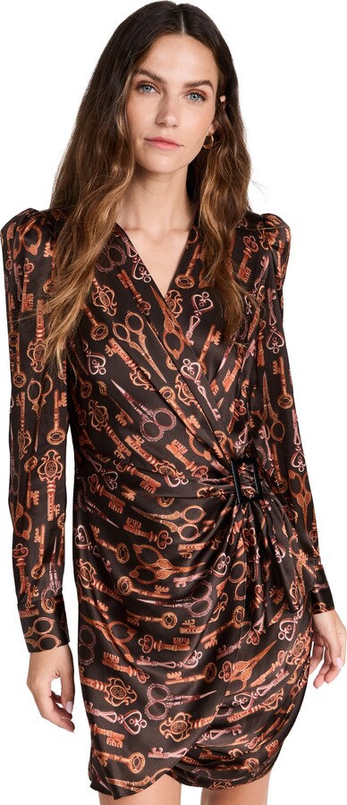 L'AGENCE Clarice Wrap Dress