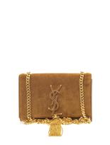 Thumbnail for your product : Saint Laurent Monogram small suede shoulder bag