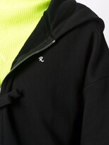 Thumbnail for your product : Raf Simons Logo-Print Oversized Hooded Coat