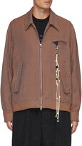 Thumbnail for your product : Song For The Mute Rope Harness Detail Check Jacket