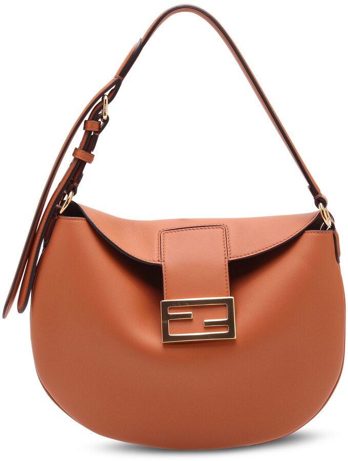 Fendi croissant Small Leather Shoulder Bag ShopStyle