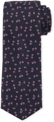BOSS Floral-Pattern Silk Tie