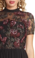 Thumbnail for your product : Chi Chi London Tashy Embroidered Chiffon A-Line Dress