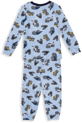 Esme Little Boy's & Boy's Monster Truck 2-Piece Pajama Set