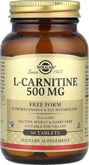 Solgar SolgarL-Carnitine,FreeForm,60Tablets(500mgperTablet)