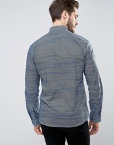 Thumbnail for your product : HUGO BOSS by Ero 3 Shirt Geo Print Slim Fit in Navy