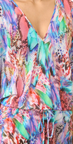 Thumbnail for your product : Luli Fama Gorgeous Chaos Cabana V Neck Dress