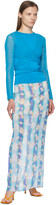 Thumbnail for your product : Nina Ricci Blue Cotton Long Sleeve T-Shirt