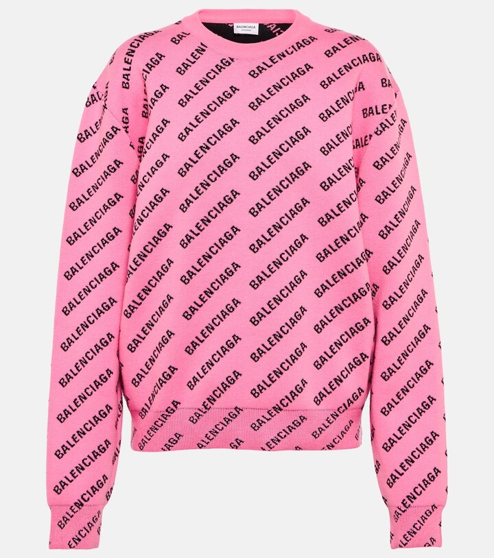 Balenciaga Women's Pink Knitwear | ShopStyle UK