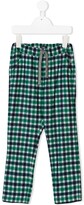 Thumbnail for your product : Il Gufo Checked Drawstring Trousers
