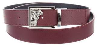 Versace Leather Reversible Waist Belt w/ Tags