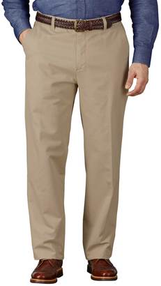 Charles Tyrwhitt Stone classic fit flat front chinos