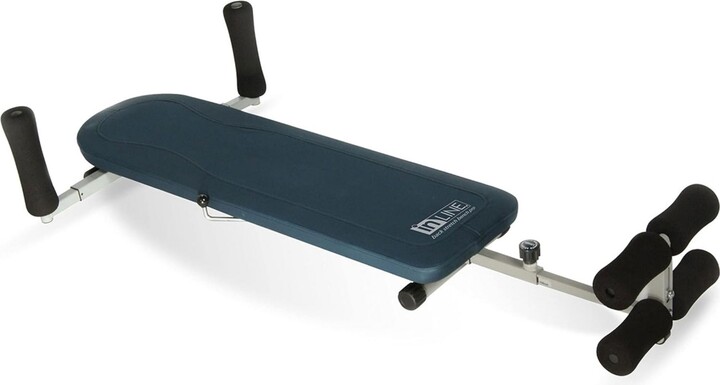 Stamina Products InLine Traction System Joints and Back Stretch Bench, Blue Gray