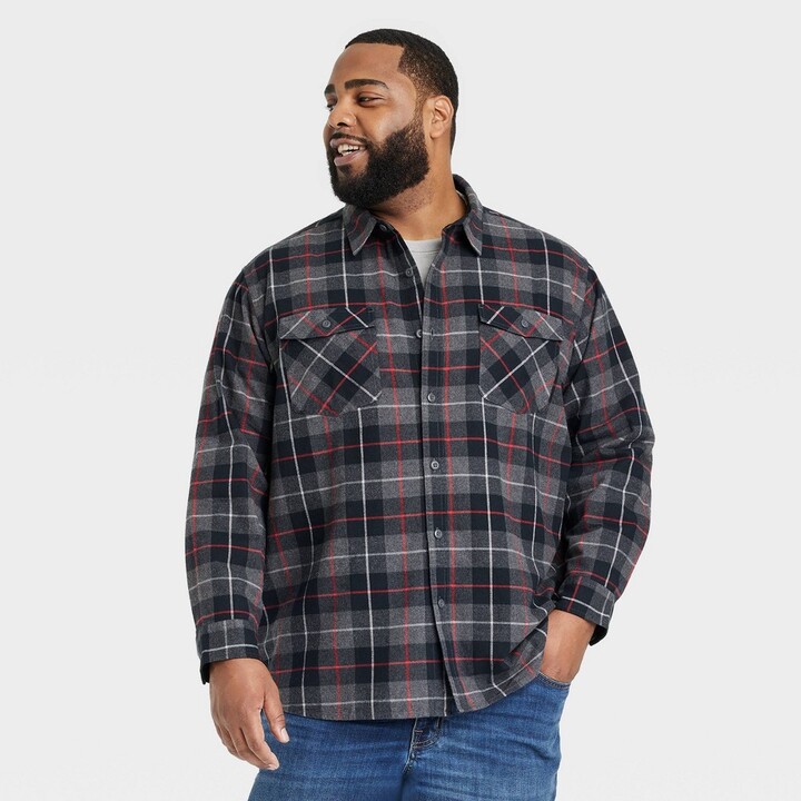 big tall flannel shirts