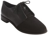 Thumbnail for your product : Kooba black dual textured 'Maggie' lace front oxfords